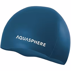 Bonnet de Bain - AQUA SPHERE - Uni Vert/Blanc - Mixte - Confort Optimal - Protection Efficace
