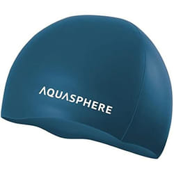 Bonnet de Bain - AQUA SPHERE - Uni Vert/Blanc - Mixte - Confort Optimal - Protection Efficace