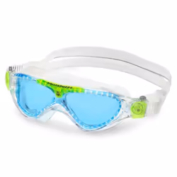 Masque de plongée - Aqua Sphere - Vista Junior - Transparent-Vert-Bleu - Taille S - Mixte