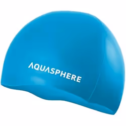 Casquette en silicone - AQUASPHERE - Adulte - Bleu/Blanc - Natation - Mixte