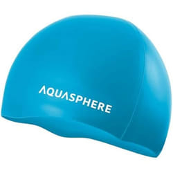 Casquette en silicone - AQUASPHERE - Adulte - Bleu/Blanc - Natation - Mixte