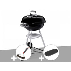 Barbecue Weber Compact Kettle 47 cm + Brosse + Plancha - TU