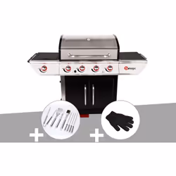 Barbecue à gaz et plancha Somagic Manhattan 450GPI avec couvercle et chariot Gril ou plancha ? Ce barbecue à gaz Somagic Manh ...