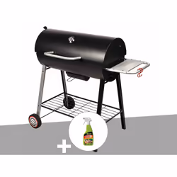 Barbecue à charbon avec couvercle Somagic Michigan sur chariot. Profitez des beaux jours pour des repas à l'extérieur avec le ...