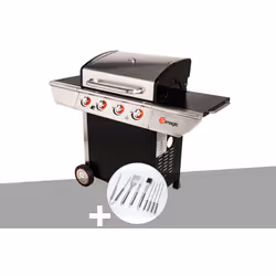 Barbecue à gaz et plancha Somagic Manhattan 450GPI avec couvercle et chariot Gril ou plancha ? Ce barbecue à gaz Somagic Manh ...