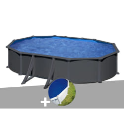 Gre Kit Piscine Acier Juni Ovale 6,34 x 3,99 m