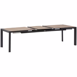 La table de jardin rectangulaire extensible Évasion de Hespèride est le meuble idéal pour aménager un espace extérieur conviv ...