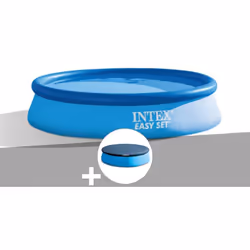 Piscine autoportée Easy Set 3,05 x 0,61 m - Intex Facile à monter en 10 minutes, il suffit de gonfler le boudin et de remplir ...