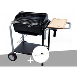 Somagic - Barbecue charbon Roma avec four à pizza intégré + Kit tournebroche