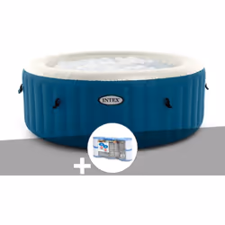 Découvrez le petit dernier de la gamme Pure Spa Intex : le Blue One. Petit par sa taille, il ne prendra que très peu de place ...