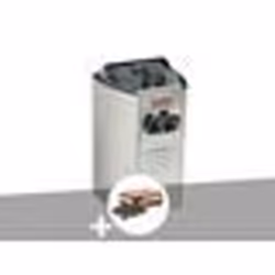 Poêle électrique 35 kW Vega Compact pour sauna traditionnel + Pierres de laves - Harvia