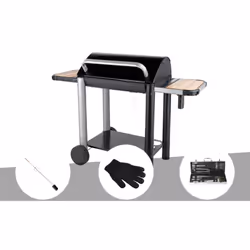 Le barbecue Vulcano 3000 de Somagic, en fonte de haute qualité, offre une cuisson idéale pour jusqu'à 20 personnes. Il dispos ...