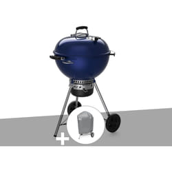 Barbecue à charbon Weber Master-Touch gbs C-5750 57 cm Deep Ocean Blue avec housse