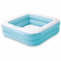 Bain pour bébés de 85x85 cm (hauteur: 23 cm). S'utilise comme bain, box extérieur ou parc à boules. Dimensions: 85 x 85 x 23  ...