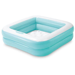 Intex - Piscine gonflable carrée Bleu
