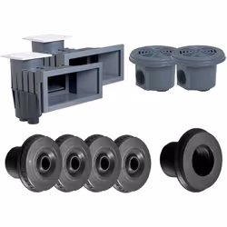 Afin de faciliter l'installation ou la rénovation de votre piscine 10 x 5 m, découvrez nos packs de pièces à sceller de la ma ...