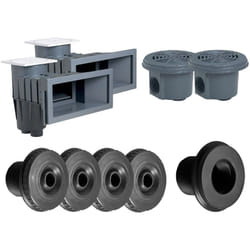 Hayward - Kit pièces à sceller Gris Foncé pour piscine 10 x 5 m