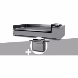 Plancha gaz Premium 75 acier avec chariot - Forge Adour