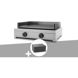 Plancha électrique Modern 60 inox avec housse Forge Adour