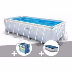 Une piscine moderne aux motifs chevrons ethniques pour profiter du beau temps de l'été à domicile ! La piscine tubulaire Chev ...