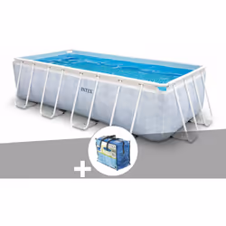 Une piscine moderne aux motifs chevrons ethniques pour profiter du beau temps de l'été à domicile ! La piscine tubulaire Chev ...