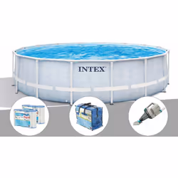 Un été plein de souvenirs vous attend avec la nouvelle piscine tubulaire Chevron ronde d'Intex, Une piscine d'un diamètre de  ...