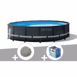 Piscine tubulaire ronde Intex Ultra Frame XTR4,88 x 1,22 m. La marque Intex, nous régale encore avec ce modèle Ultra Frame au ...