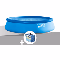 Pisicne autoportée Intex Easy Set Ø 3,96 m x H 0,84 m. Piscine Intex en kit livrée complète : Filtration incluse : épurateur  ...