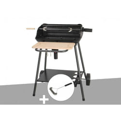 Somagic - Barbecue charbon Bergamo + Brosse En t