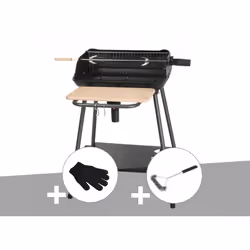Le barbecue Bergamo de Somagic est un barbecue vertical horizontal en fonte pour charbon de bois muni d'un tournebroche. Il p ...