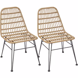Description générale Prenez place confortablement sur les chaises de jardin Hespéride Lambada. Autour d'une table à manger ou ...