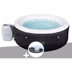 Spa gonflable Lay-Z-Spa Miami rond Airjet 4 places - Bestway Vous allez pouvoir profitez pleinement d'un moment de relaxation ...
