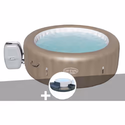 Spa gonflable Lay-Z-Spa Palm Springs rond Airjet 4/6 places - Bestway Pouvant accueillir de 4 à 6 personnes, le spa gonflable ...