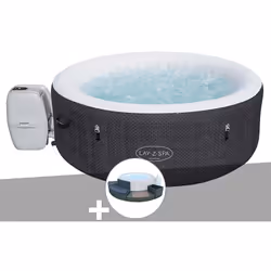 Le spa gonflable Lay-Z-Spa Havana de Bestway. Vous allez être séduits par ce spa gonflable rond Havana de Bestway pouvant acc ...