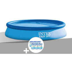 Intex - Kit piscine autoportée Easy Set 3,66 x 0,76 m + 6 cartouches