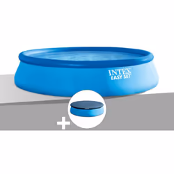 Pisicne autoportée Intex Easy Set Ø 3,96 m x H 0,84 m. Piscine Intex en kit livrée complète : Filtration incluse : épurateur  ...