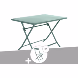 Tables de jardin rectangles Greensboro de la marque Hespéride aux couleurs résolument POP ! Elles sont parfaites pour accueil ...