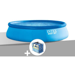 Kit piscine autoportée Intex Easy Set 4,57 x 1,22 m + Bâche à bulles