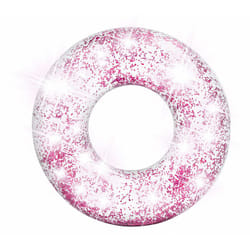 Bouée gonflable Paillettes Rose Ø 119 cm - Intex