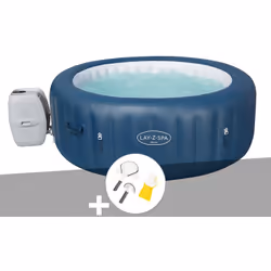 Vous souhaitez être massés par des millions de bulles bienfaisantes et délassantes ? Le spa gonflable Lay-Z-Spa Milan rond Ai ...