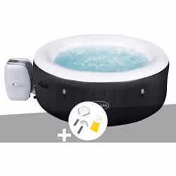 Spa gonflable Lay-Z-Spa Miami rond Airjet 4 places - Bestway Vous allez pouvoir profitez pleinement d'un moment de relaxation ...