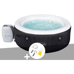 Bestway - Kit spa gonflable Lay-Z-Spa Miami rond Airjet 4 places + Kit de nettoyage