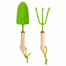 Apprenez aux enfants très tôts à jardiner avec cet ensemble pelle et râteau Ces outils de jardinage pour enfant lui apprendro ...