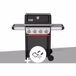 Barbecue à gaz Spirit E-410 + Set d'accessoires clipsables Weber Works - Weber