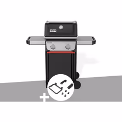 Le barbecue à gaz Weber Spirit E-210 est parfait pour des grillades réussies avec simplicité. Équipé de deux puissants brûleu ...