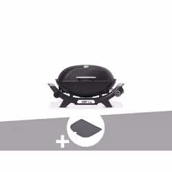 Barbecue à gaz Q 2100N noir + Plancha (1/2) - Weber - TU