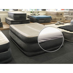 Pack matelas gonflable Dual Zone 2 places Intex Drap housse