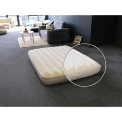 Intex - Pack matelas gonflable Single High 2 places + Drap housse