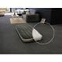 Pack matelas gonflable Downy gonfleur à pied 1 place Intex + Drap housse
