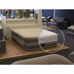 Dimensions : (L)2,03 x (l)1,52 x (h)0,51 m Le lit gonflable Prime Comfort Elevated INTEX de la gamme Plus. Avec lui vous pass ...